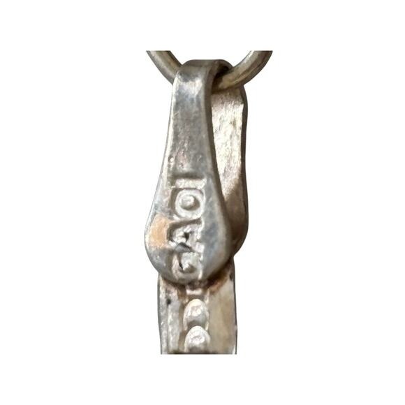 Sterling Silver Faceted Opalite Beaded Necklace Mexico Signed GAOI 18” 45g - Picture 5 of 12